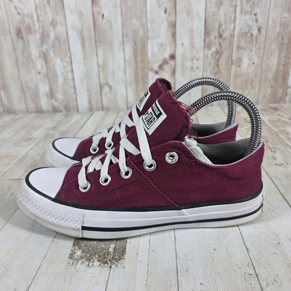 Converse Chuck Taylor All Star Madison Maroon Burgundy‎ Low Top Sneakers 558994F